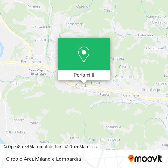 Mappa Circolo Arci