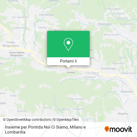 Mappa Insieme per Pontida Noi Ci Siamo
