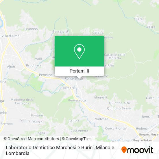 Mappa Laboratorio Dentistico Marchesi e Burini