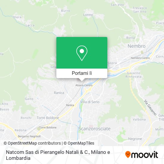Mappa Natcom Sas di Pierangelo Natali & C.