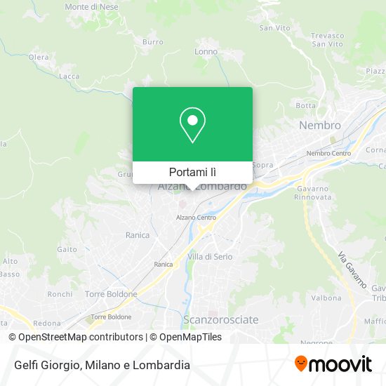 Mappa Gelfi Giorgio
