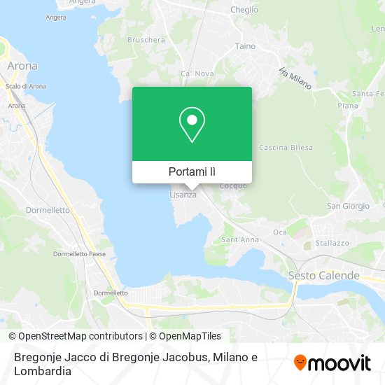 Mappa Bregonje Jacco di Bregonje Jacobus