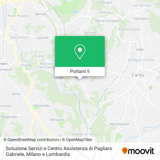 Mappa Soluzione Servizi e Centro Assistenza di Pagliaro Gabriele