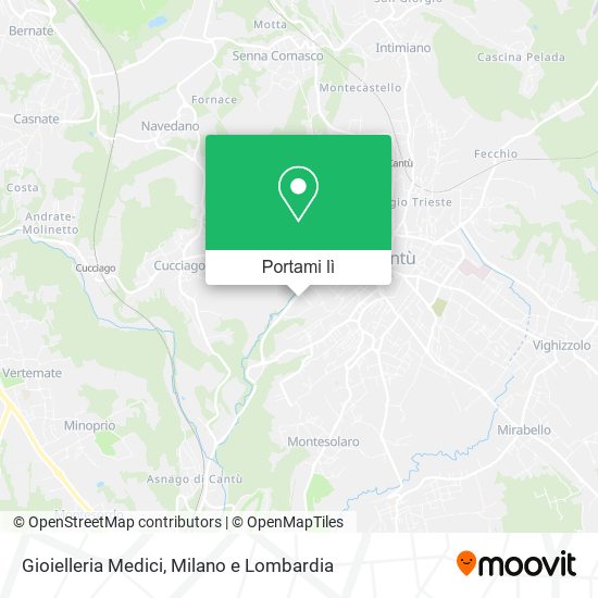 Mappa Gioielleria Medici