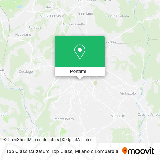 Mappa Top Class Calzature Top Class