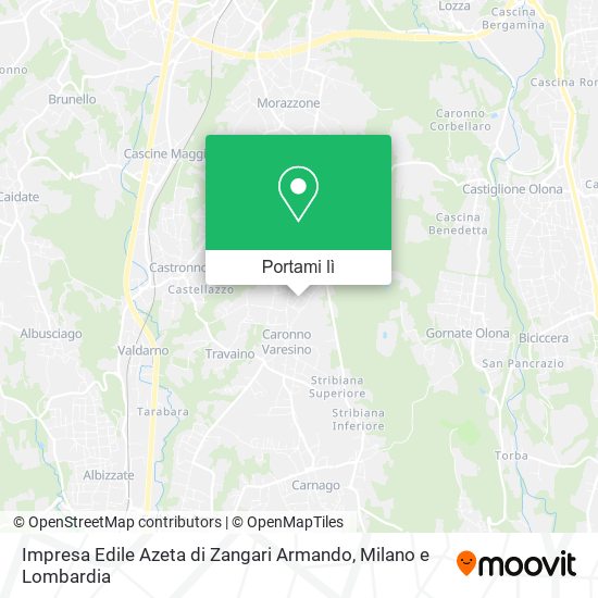 Mappa Impresa Edile Azeta di Zangari Armando