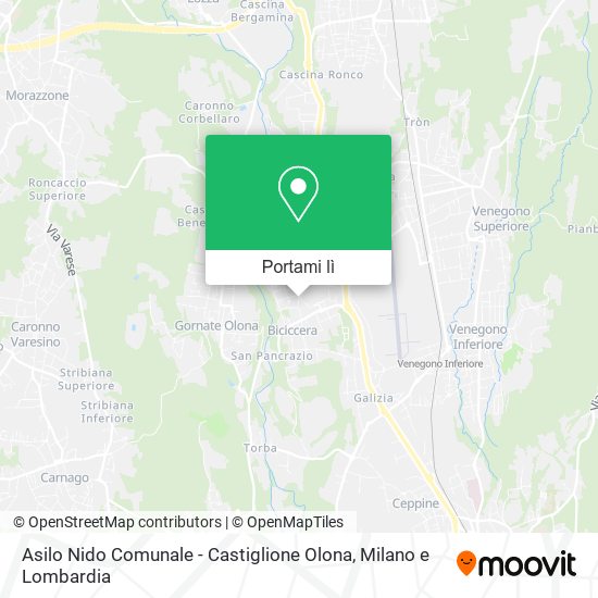 Mappa Asilo Nido Comunale - Castiglione Olona