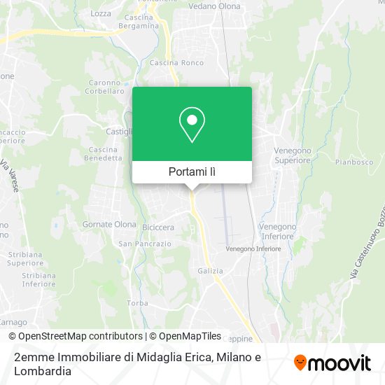 Mappa 2emme Immobiliare di Midaglia Erica