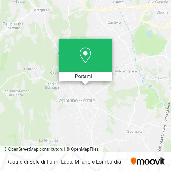 Mappa Raggio di Sole di Furini Luca