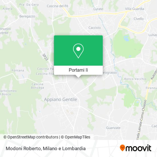 Mappa Modoni Roberto