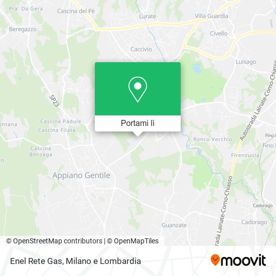 Mappa Enel Rete Gas