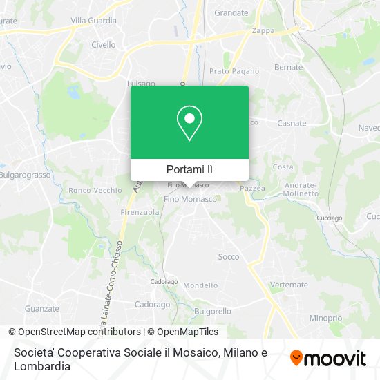 Mappa Societa' Cooperativa Sociale il Mosaico