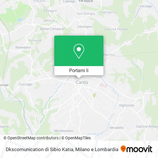 Mappa Dkscomunication di Sibio Katia