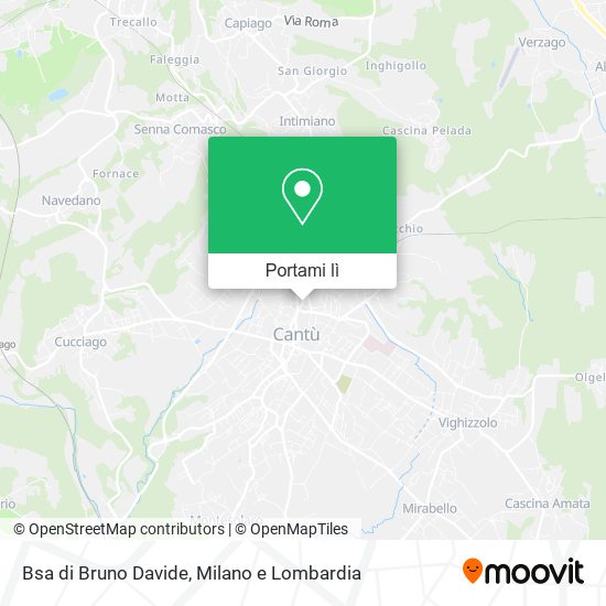 Mappa Bsa di Bruno Davide