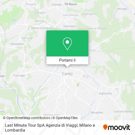 Mappa Last Minute Tour SpA Agenzia di Viaggi