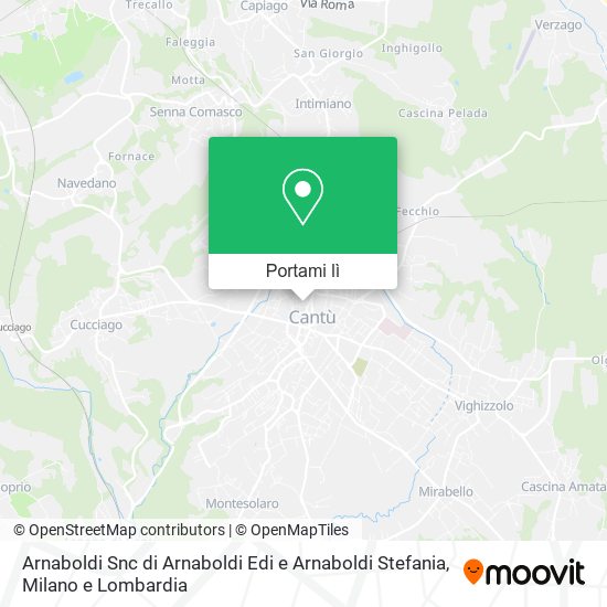 Mappa Arnaboldi Snc di Arnaboldi Edi e Arnaboldi Stefania