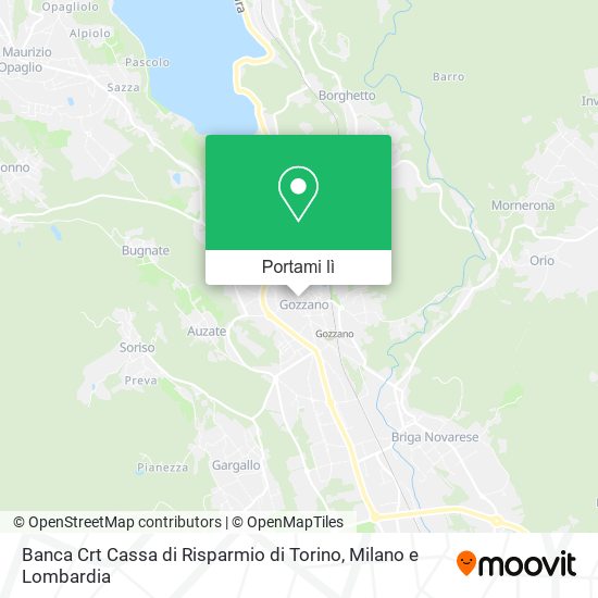 Mappa Banca Crt Cassa di Risparmio di Torino