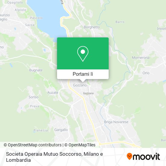 Mappa Societa Operaia Mutuo Soccorso