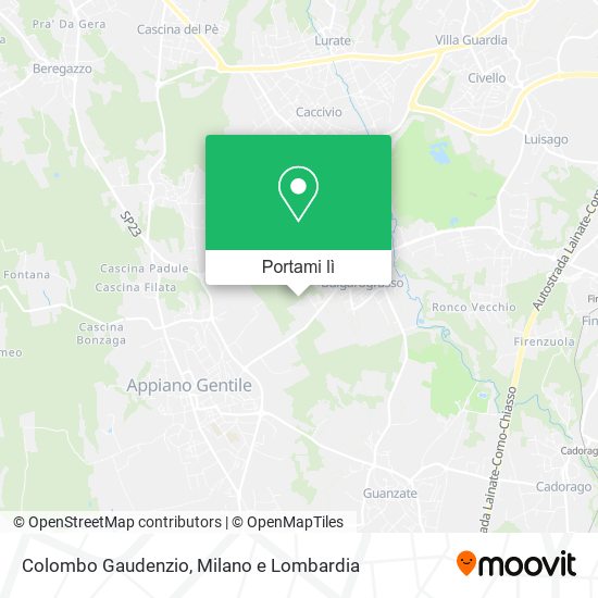 Mappa Colombo Gaudenzio