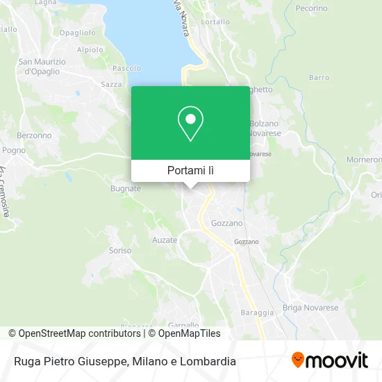 Mappa Ruga Pietro Giuseppe