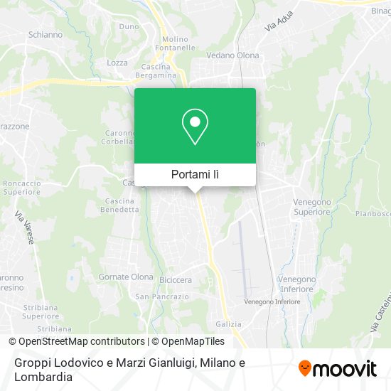 Mappa Groppi Lodovico e Marzi Gianluigi