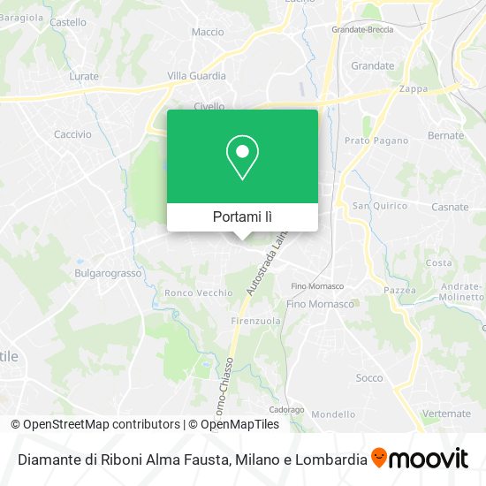 Mappa Diamante di Riboni Alma Fausta