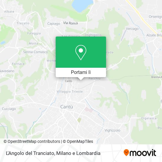 Mappa L'Angolo del Tranciato