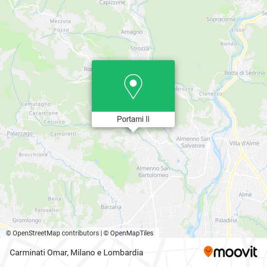 Mappa Carminati Omar