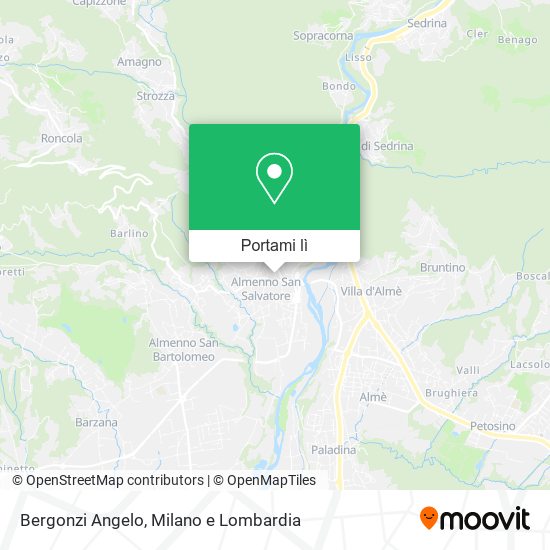 Mappa Bergonzi Angelo
