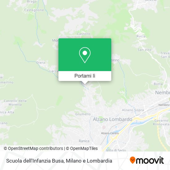 Mappa Scuola dell'Infanzia Busa
