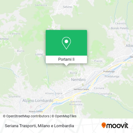 Mappa Seriana Trasporti