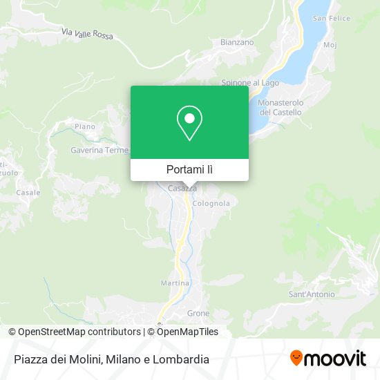 Mappa Piazza dei Molini