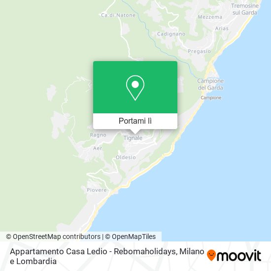 Mappa Appartamento Casa Ledio - Rebomaholidays