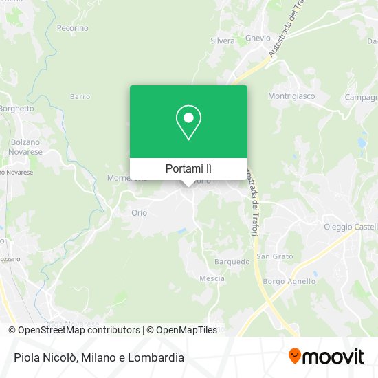 Mappa Piola Nicolò