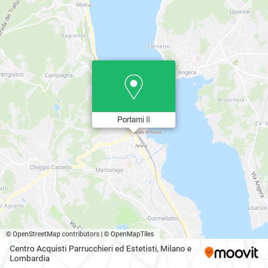 Mappa Centro Acquisti Parrucchieri ed Estetisti