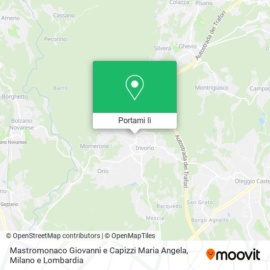 Mappa Mastromonaco Giovanni e Capizzi Maria Angela