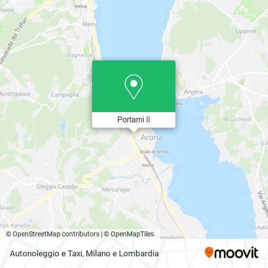 Mappa Autonoleggio e Taxi