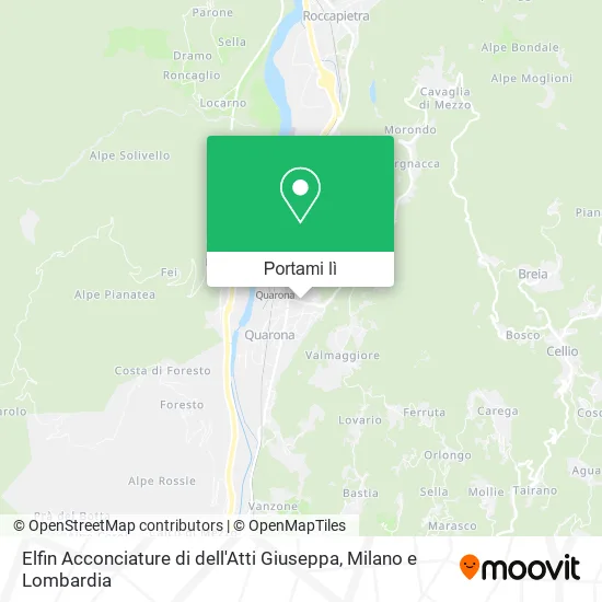Mappa Elfin Acconciature di dell'Atti Giuseppa