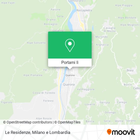 Mappa Le Residenze