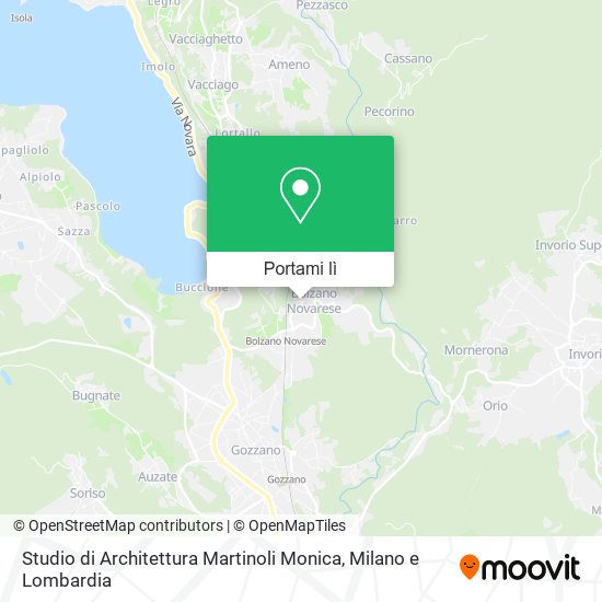 Mappa Studio di Architettura Martinoli Monica