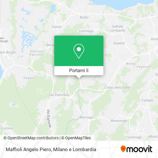 Mappa Maffioli Angelo Piero