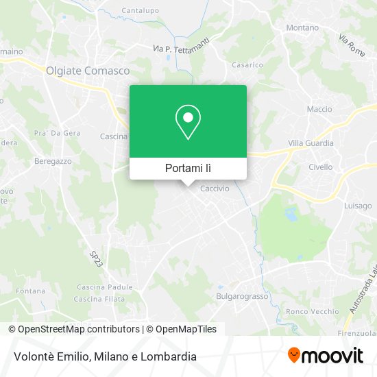 Mappa Volontè Emilio