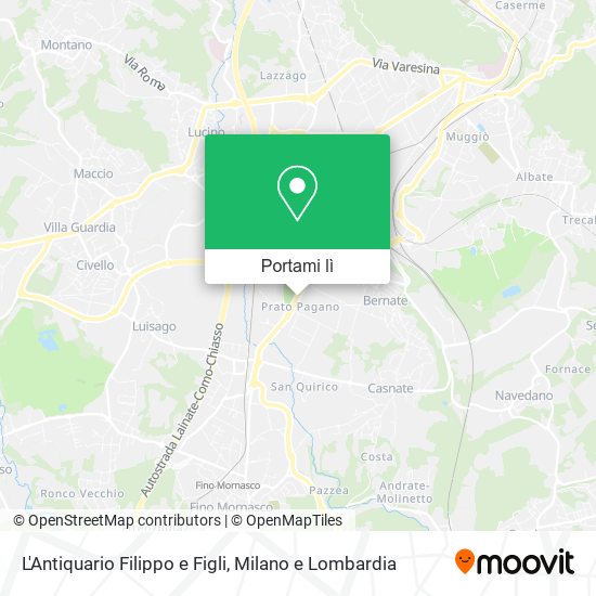 Mappa L'Antiquario Filippo e Figli