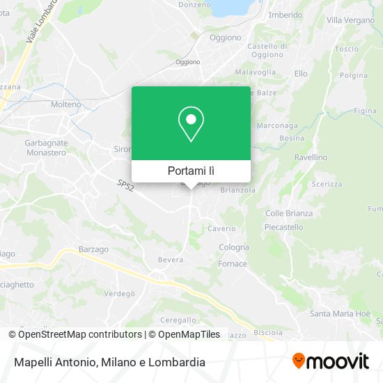 Mappa Mapelli Antonio