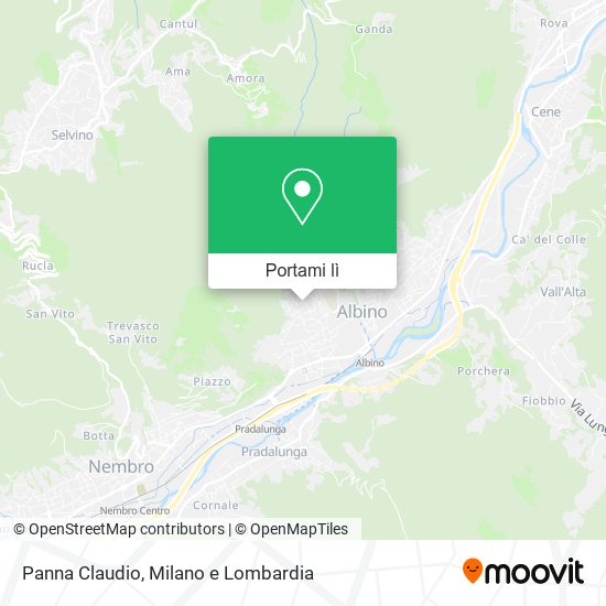 Mappa Panna Claudio