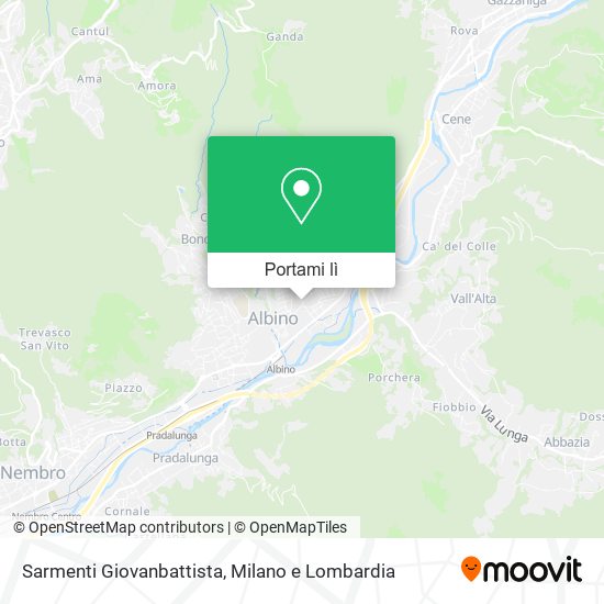 Mappa Sarmenti Giovanbattista