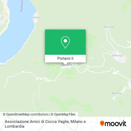 Mappa Associazione Amici di Cocca Veglie