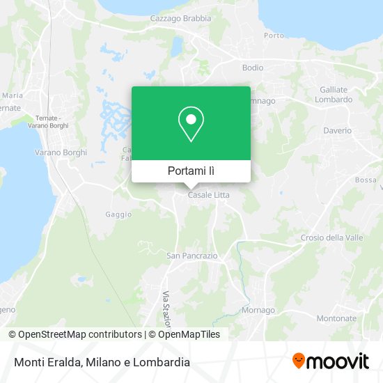 Mappa Monti Eralda