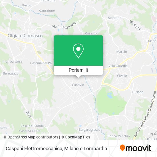 Mappa Caspani Elettromeccanica
