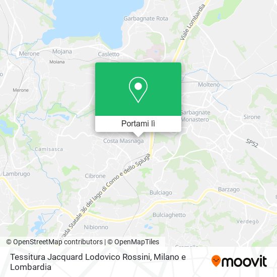 Mappa Tessitura Jacquard Lodovico Rossini